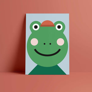 Postkarte // Frosch